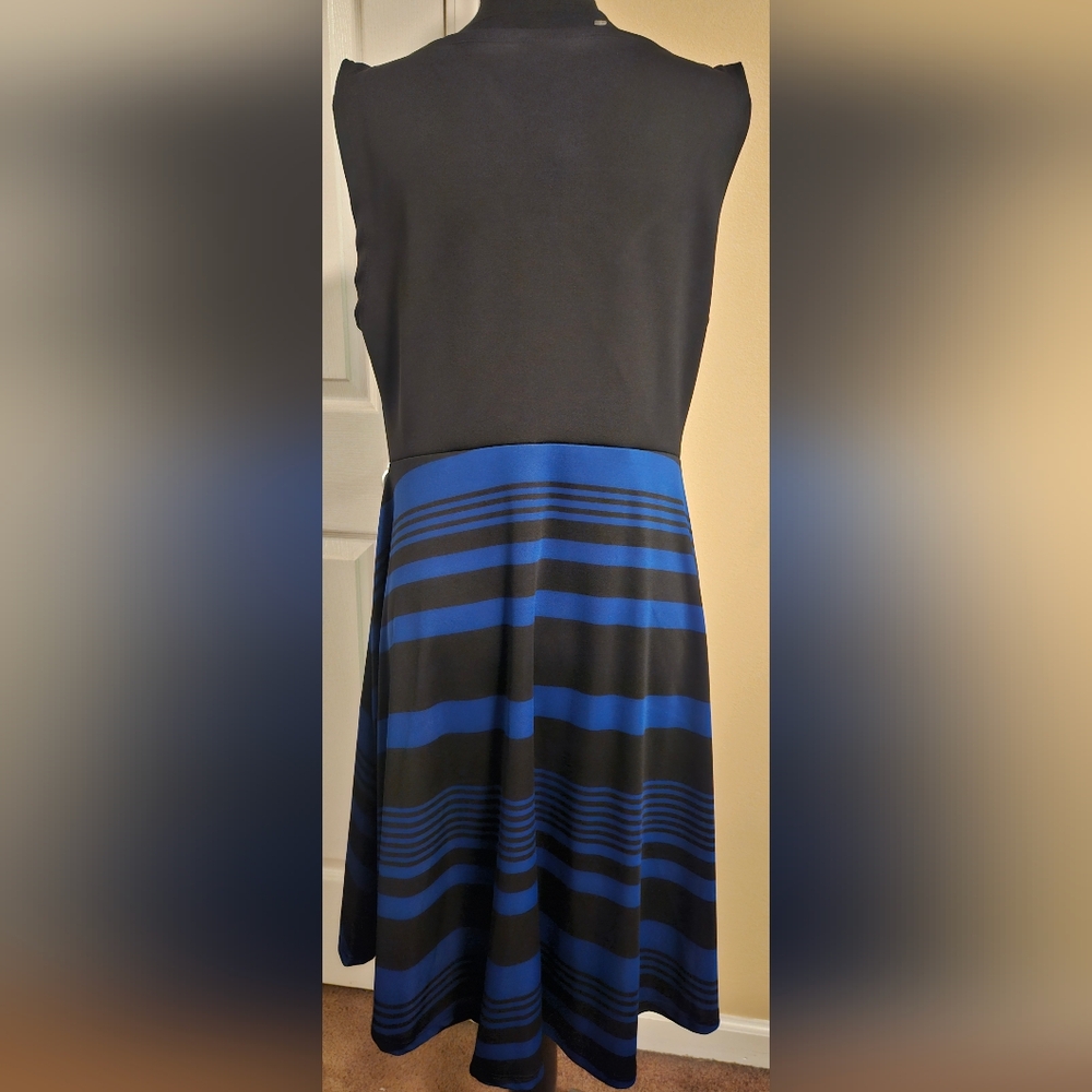 Torrid Plus Size Stripe Skater Dress - Picture 2 of 3